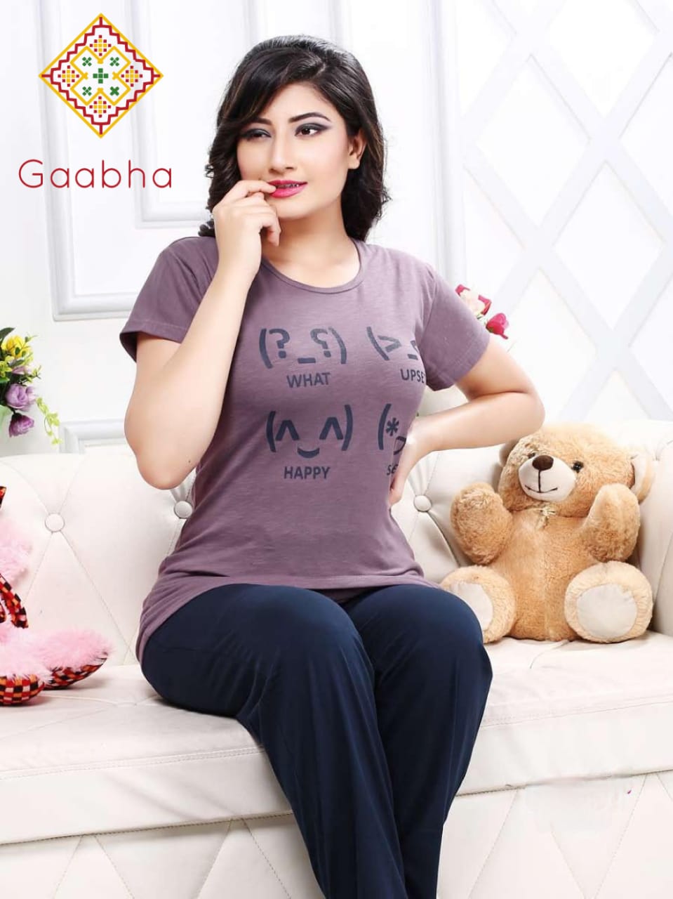 Gaabha Sweet Dreams Vol 3 Hosiery Cotton Night Suit Wholesale Price In Surat